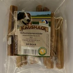 Ochsenziemerstücke Premium 12cm 10er-Pack