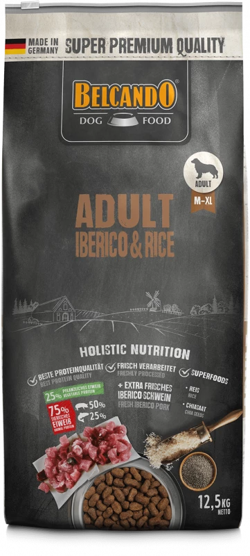 Belcando Adult Iberico & Rice 12,5kg 1 Belcando Adult Iberico & Rice 12,5kg